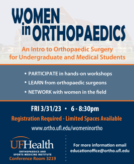 Women in Orthopaedics - March 31, 2023