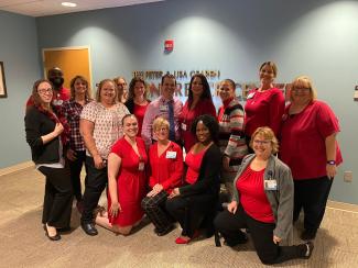 UF Ortho participates in National Wear Red Day
