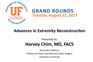 Grand Rounds: Advances in Extremity Reconstruction