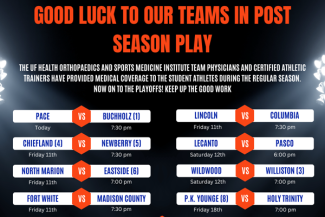 Good luck to our teams in post-season play