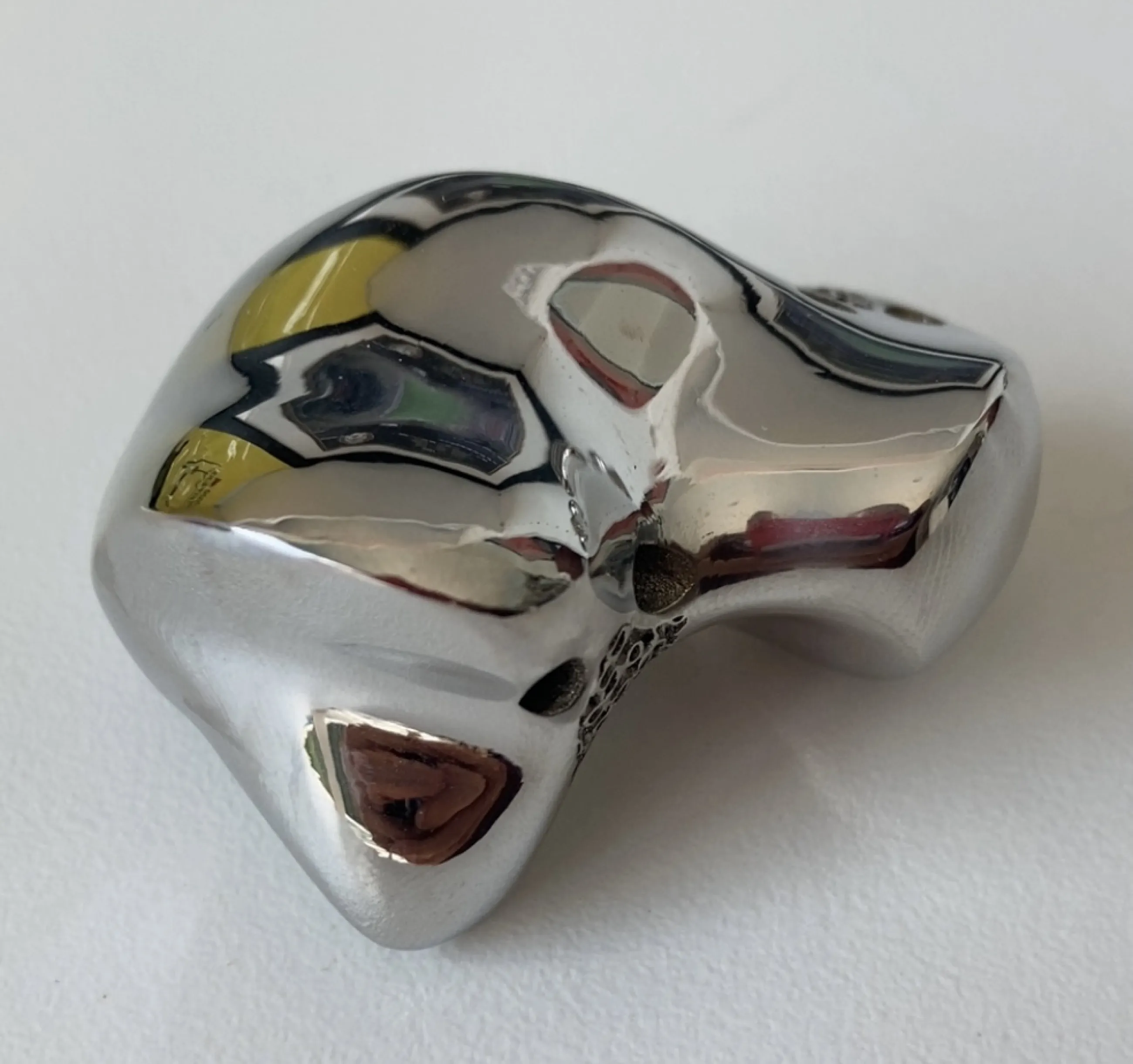 Figure 2a: The 3D printed talus customized to the patient's specific anatomy