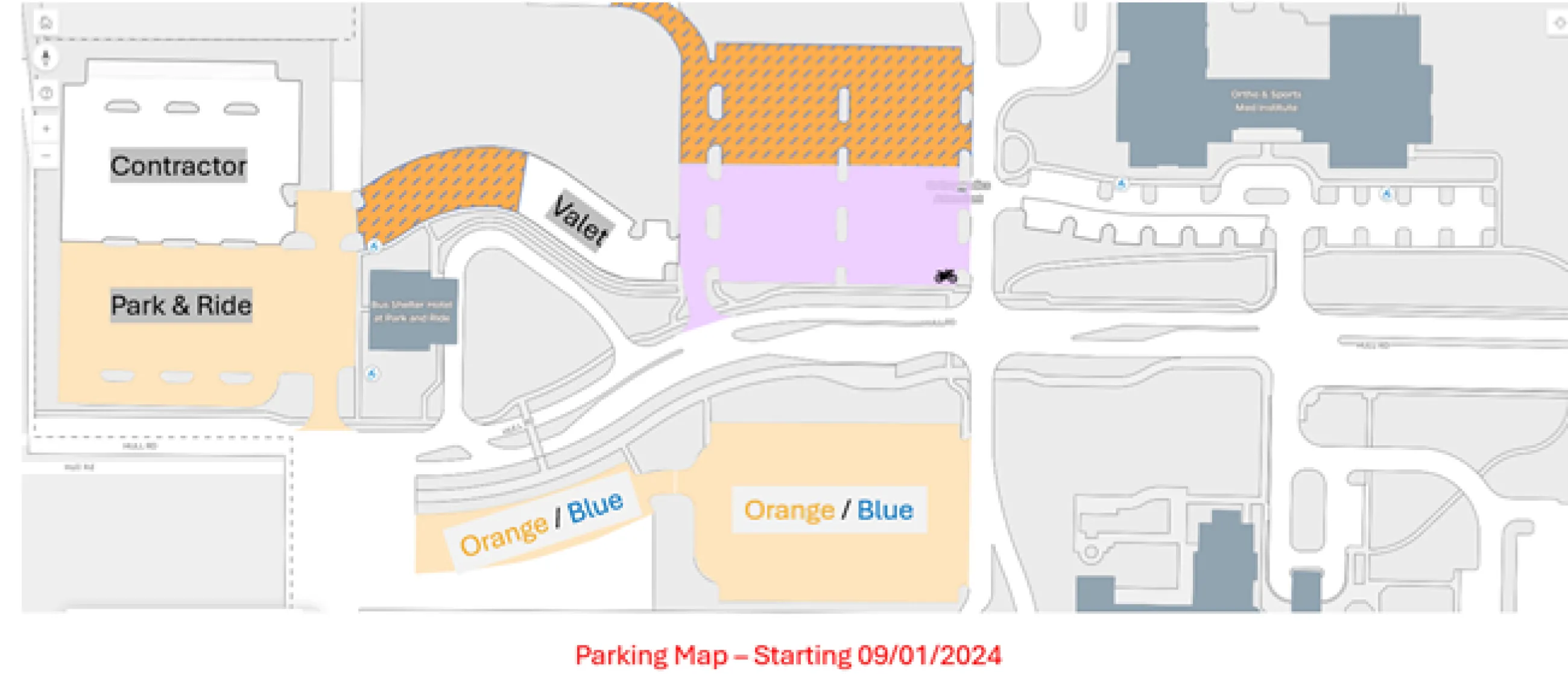 UF OSMI Parking Map