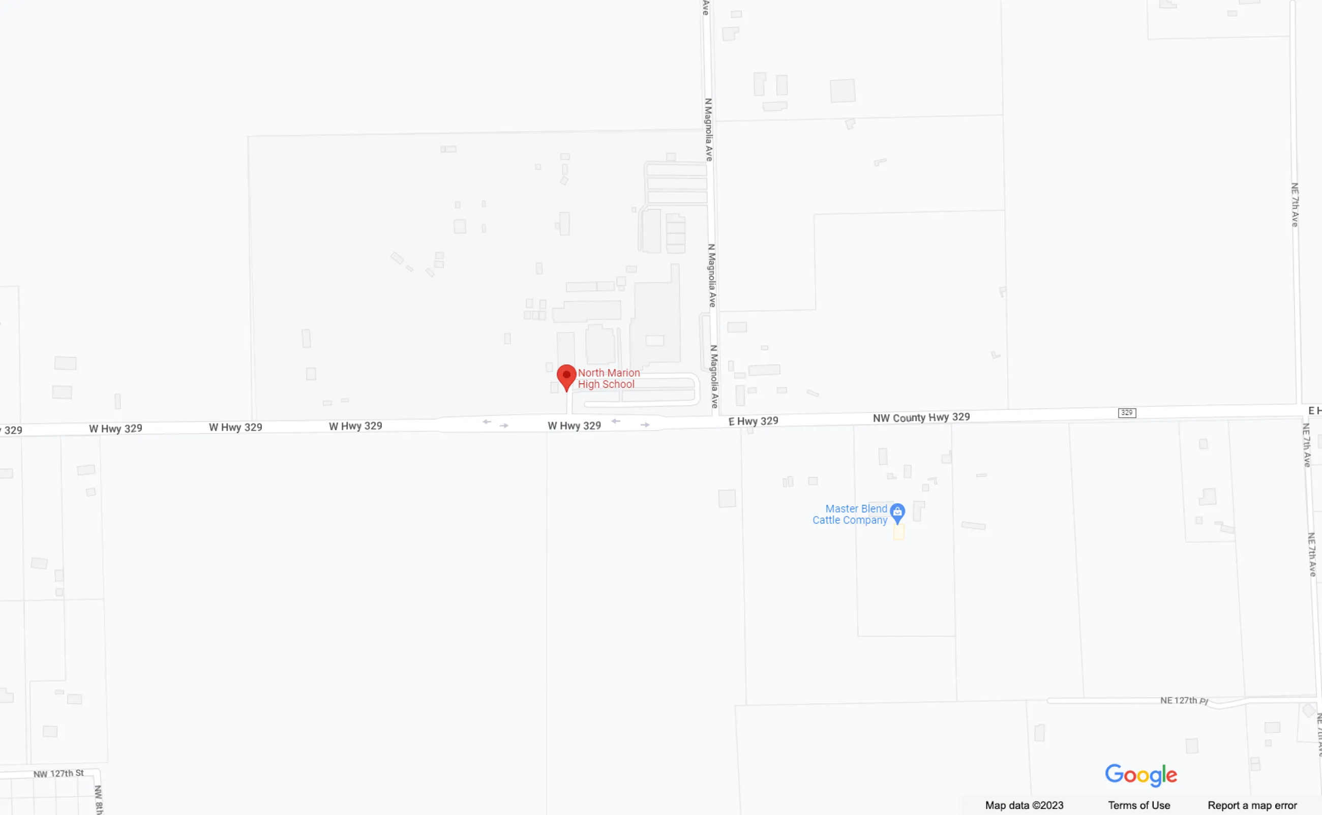 Location Map: North Marion High School