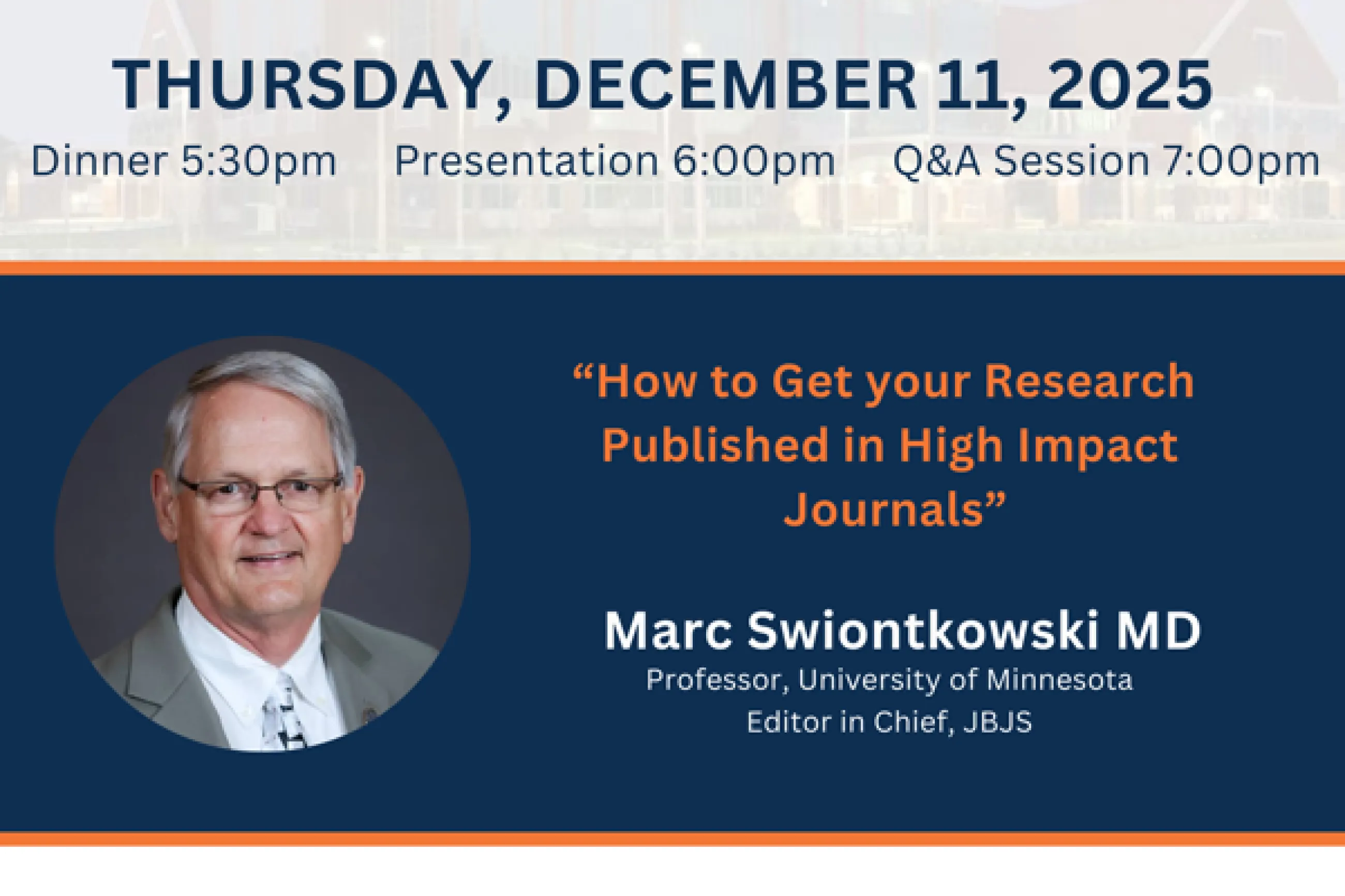 Grand Rounds: How to Get your Research Published in High Impact Journals