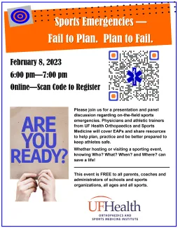 Sports Emergencies: Fail to Plan, Plan to Fail (Virtual Webinar)