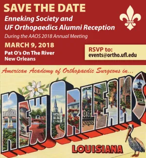 2018 Enneking Society and UF Orthopaedics Alumni and Friends Reception at AAOS