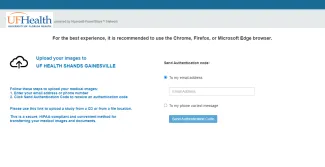 Nuance PowerShare Easy Upload Step 1
