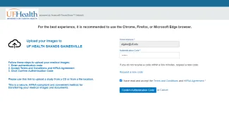 Nuance PowerShare Easy Upload Step 2