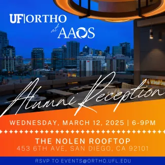 2025 UF Orthopaedics Alumni and Friends Reception at AAOS
