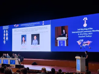 Dr. Hernan Prieto and Dr. Alaina Ritter presented at the 2025 International Consensus Meeting on Orthopedic Infections